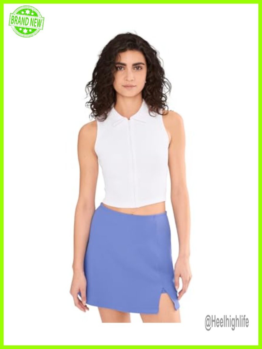 TravisMathew Moveknit Rib Sleeveless Zip Top Polyamide Elastane Activewear